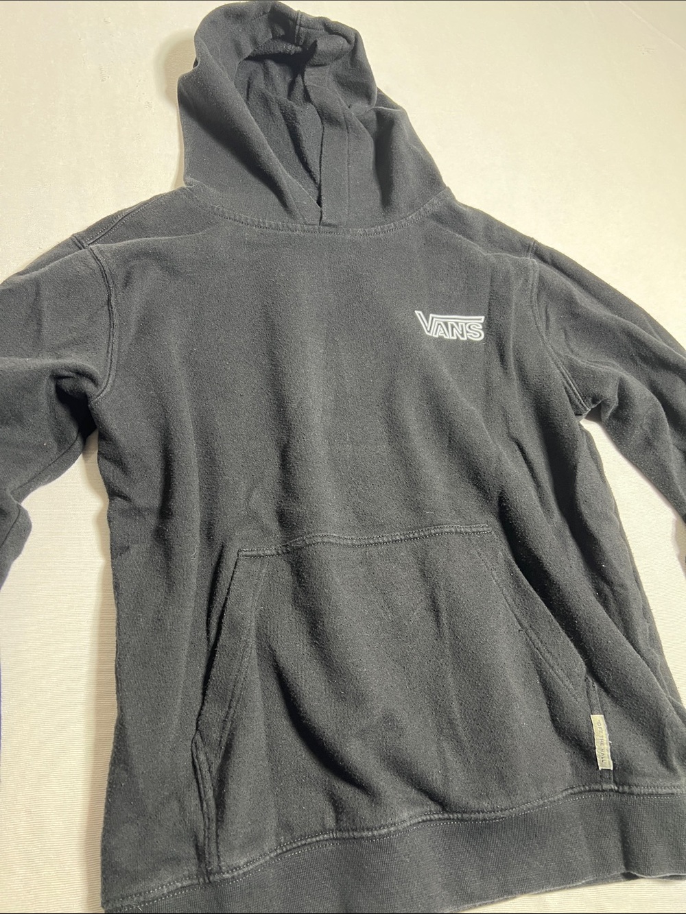 Vans Black Hoodie with Red Rose Graphic - Picture 5 of 13